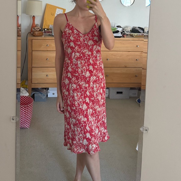 Vintage Reformation red floral dress - Picture 1 of 6